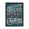 Stupell Industries Have Yourself Merry Christmas Phrase Framed Giclee Art